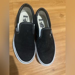 Black vans men’s slip on